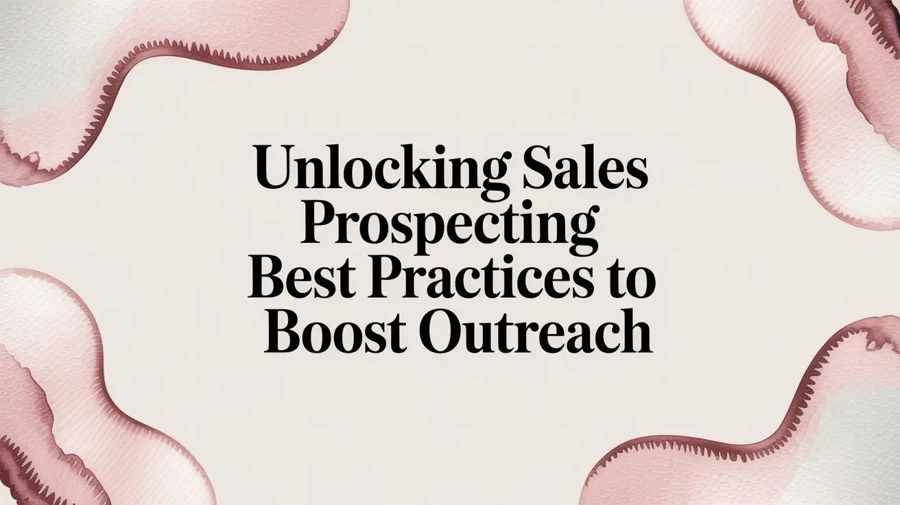 Unlocking sales prospecting best practices to boost outreach